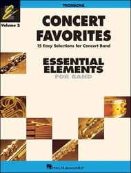 Concert Favorites Volume 2 Trombone band method book cover